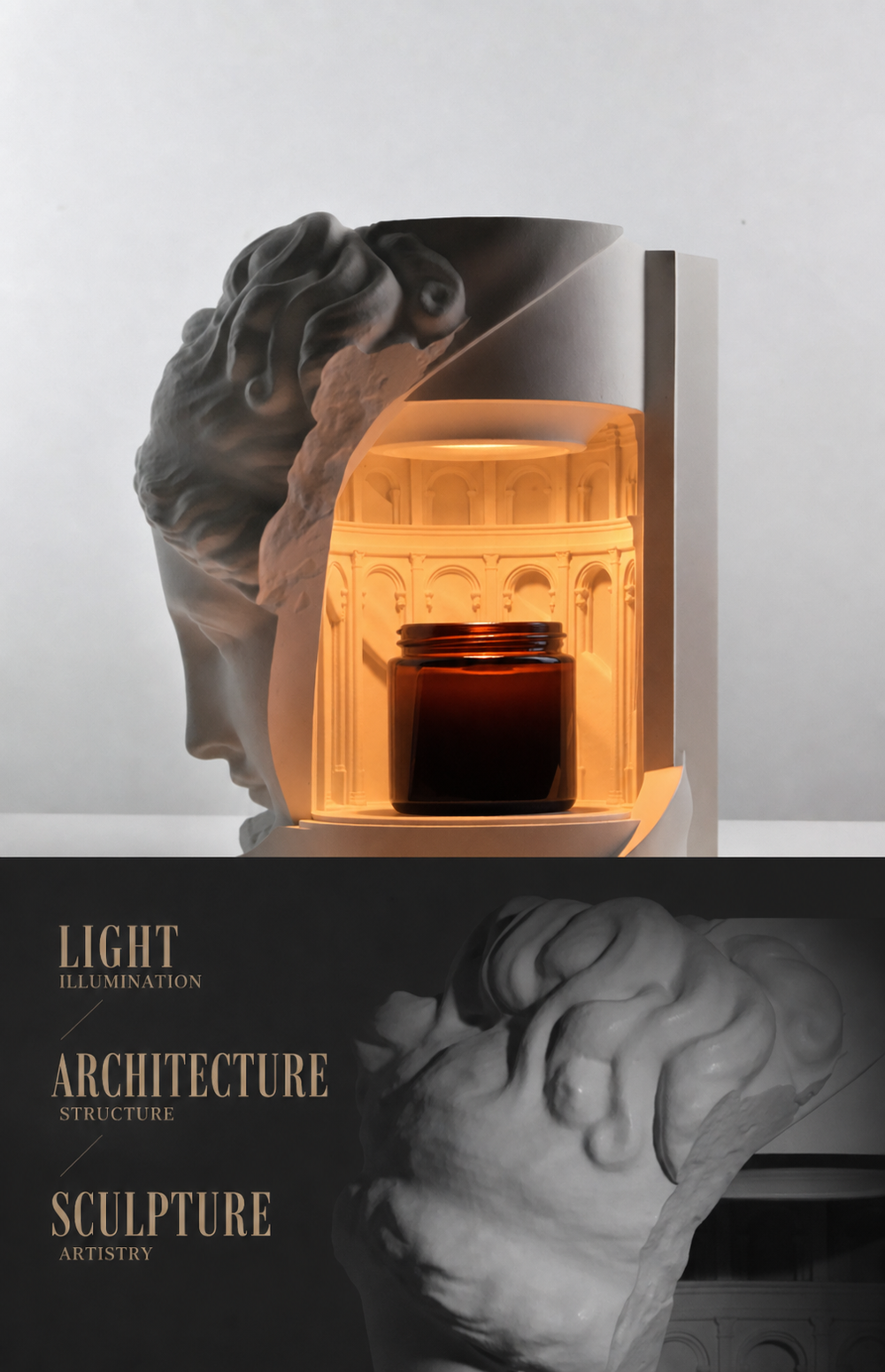 Venus Sculpture Candle Warmer Lamp – Classical Art Flameless Wax Warmer, Romantic Ambient Home Decor Night Light
