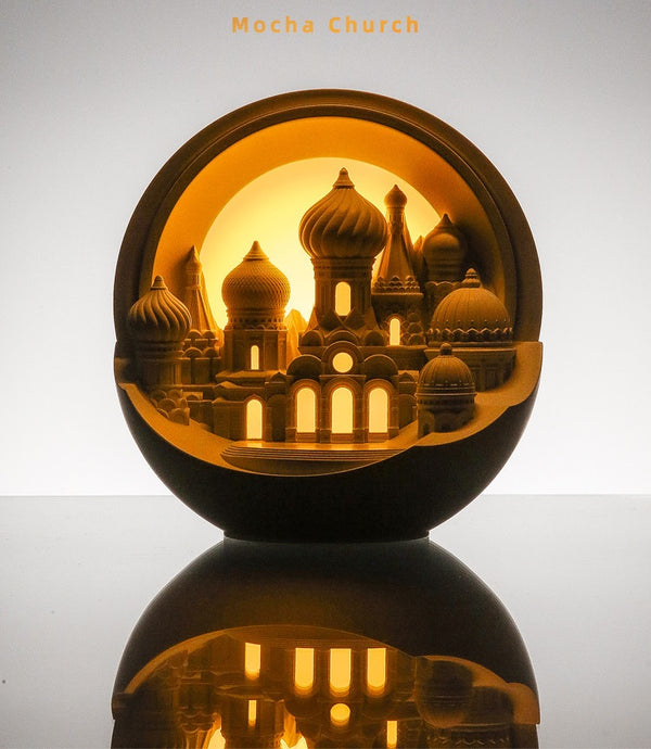 Mocha Scented Aroma Lamp – Romantic Night Light & Flameless Aromatherapy for Bedroom, Weddings, and Special Occasions