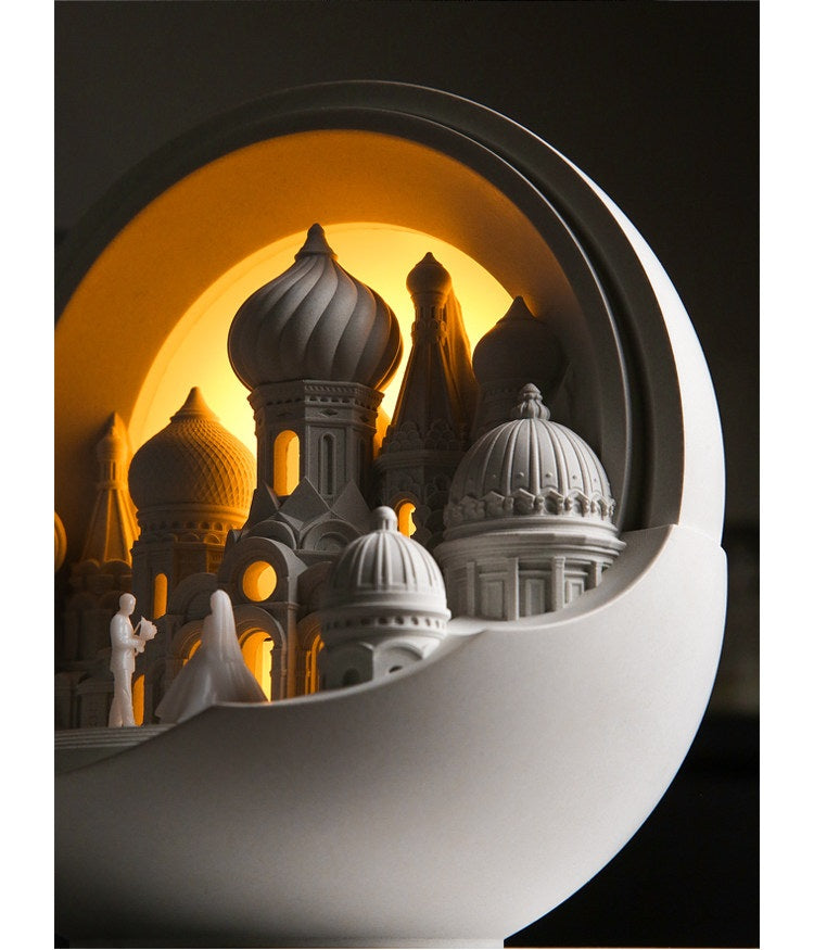 Mocha Scented Aroma Lamp – Romantic Night Light & Flameless Aromatherapy for Bedroom, Weddings, and Special Occasions