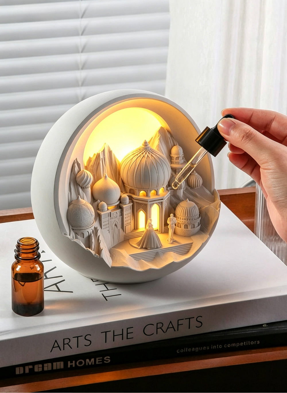 Romantic Scented Night Light Gift Set – Aromatherapy Bedside Lamp for Bedroom, Weddings & Special Occasions