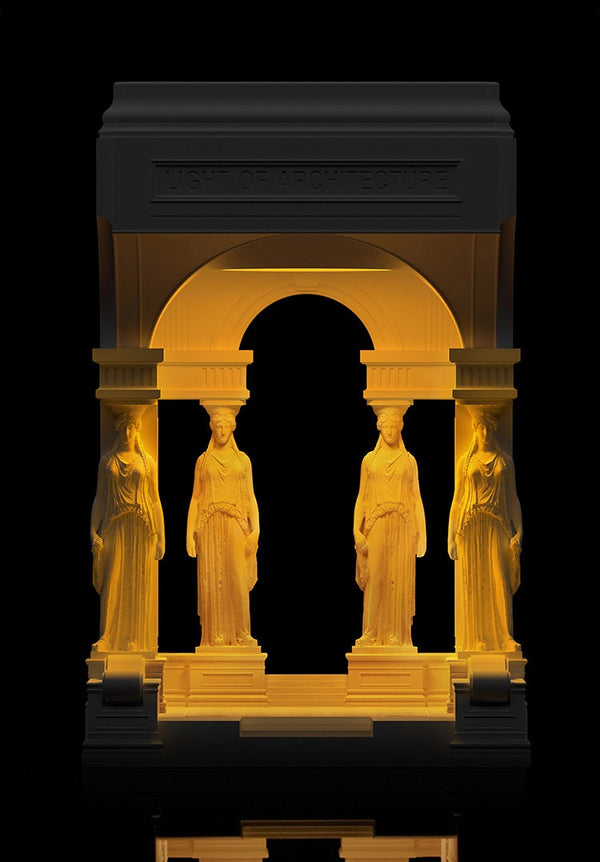Athens Temple Cement Wax Melt Warmer – Dimmable Aromatherapy Night Light & Sculptural Home Decor