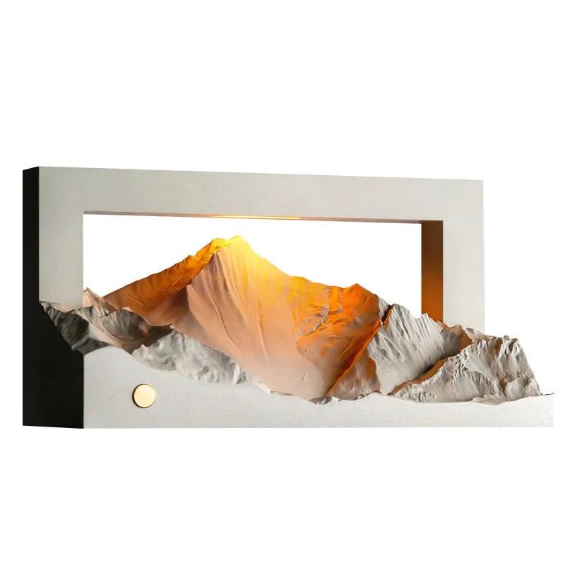 Golden Sunrise Aromatherapy Night Light – Concrete Scented Bedroom Lamp with Warm Ambient Glow