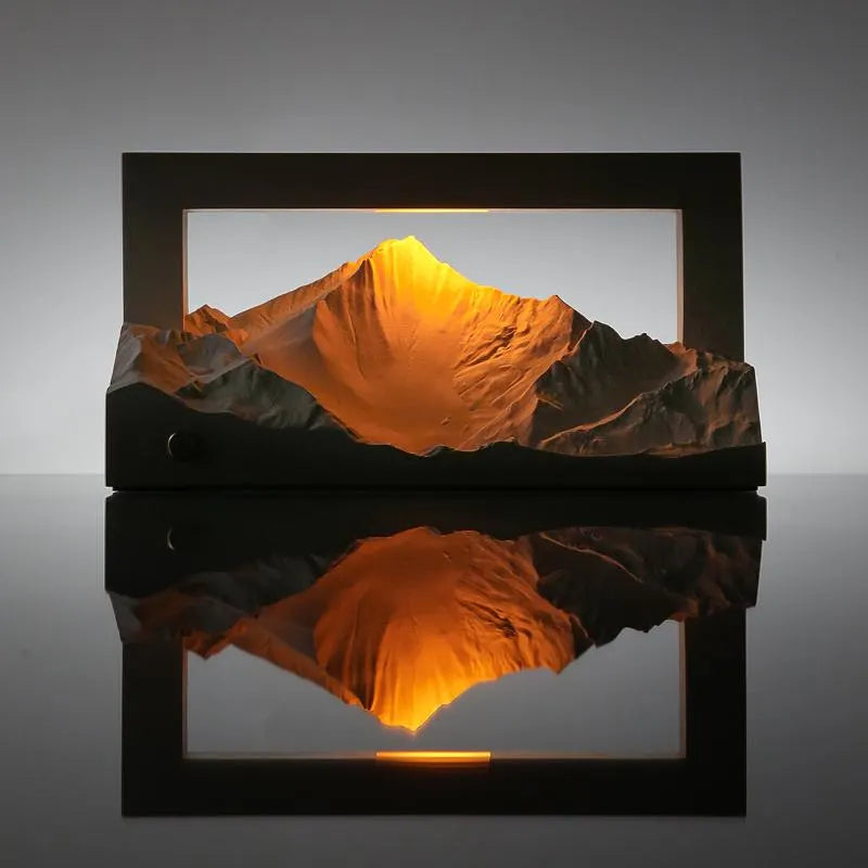 Golden Sunrise Aromatherapy Night Light – Concrete Scented Bedroom Lamp with Warm Ambient Glow