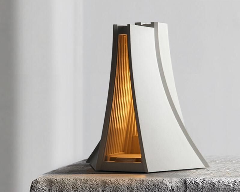 Luce Chapel Night Light – Architectural Concrete Ambient Lamp for Wedding, Engagement & Home Decor