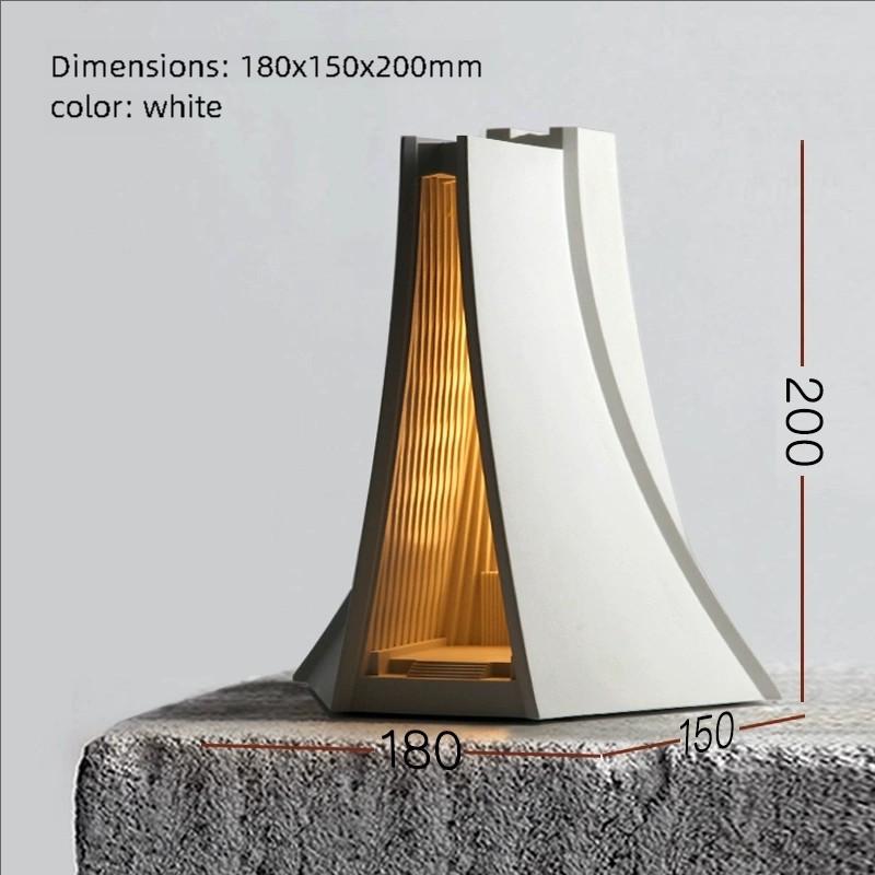 Luce Chapel Night Light – Architectural Concrete Ambient Lamp for Wedding, Engagement & Home Decor