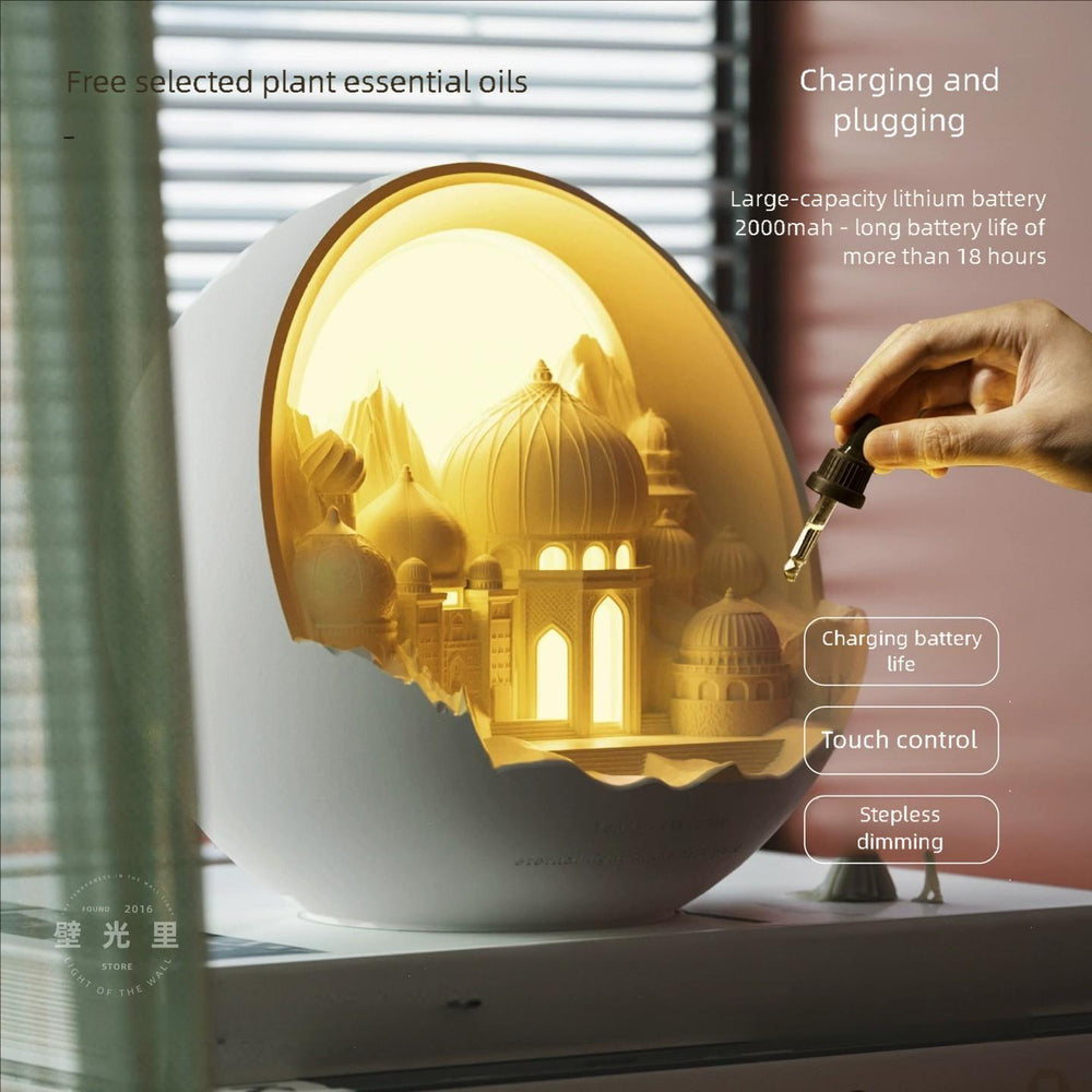 Romantic Scented Night Light Gift Set – Aromatherapy Bedside Lamp for Bedroom, Weddings & Special Occasions