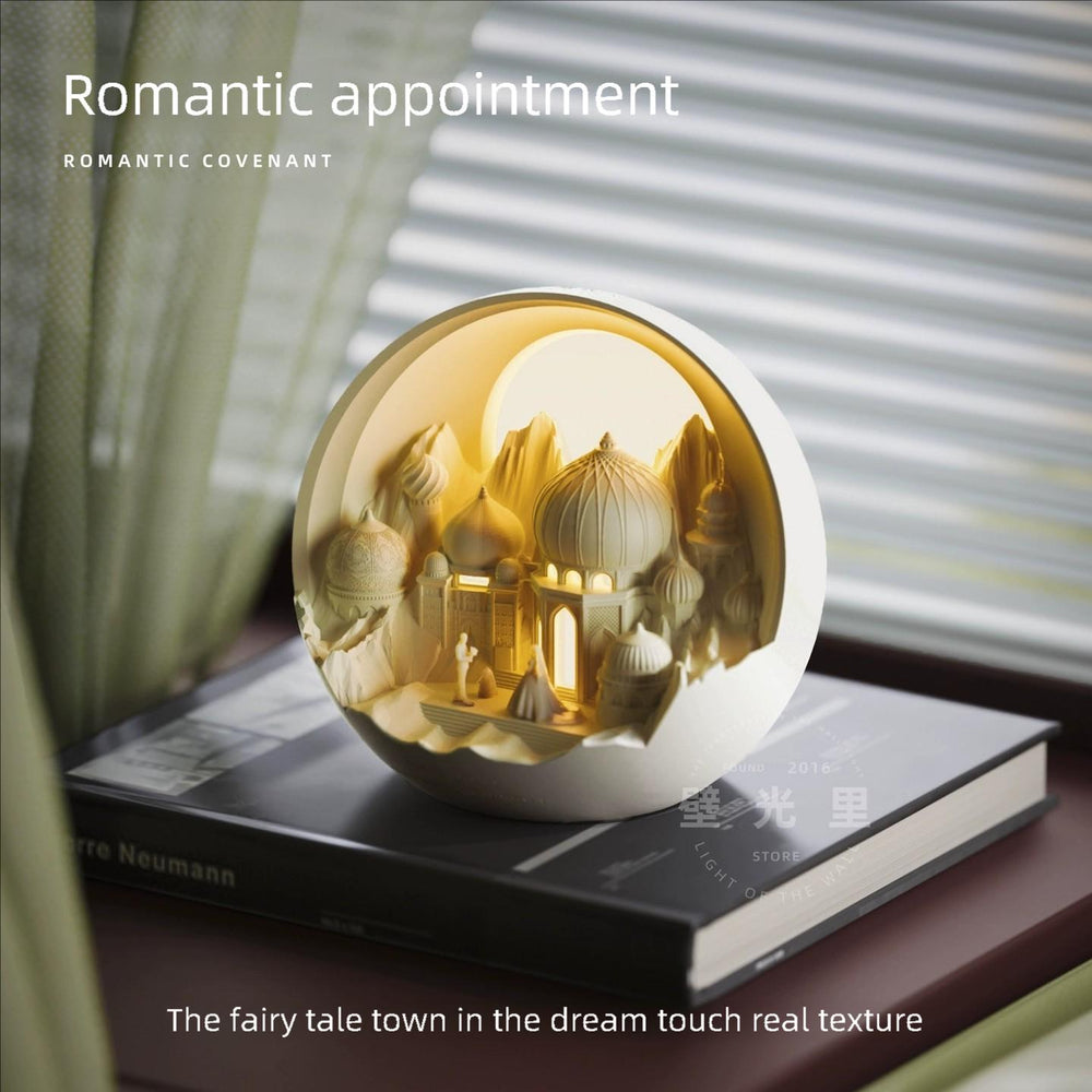 Romantic Scented Night Light Gift Set – Aromatherapy Bedside Lamp for Bedroom, Weddings & Special Occasions