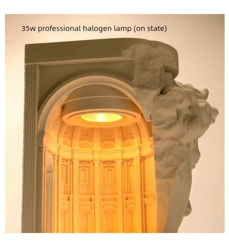 David Sculpture Wax Warmer Lamp – Classical Statue Aromatherapy Candle Warmer & Romantic Ambient Light Decor