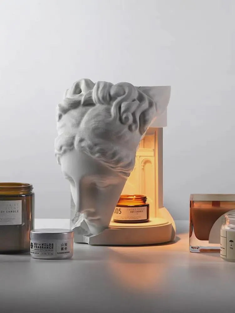 Venus Sculpture Candle Warmer Lamp – Classical Art Flameless Wax Warmer, Romantic Ambient Home Decor Night Light