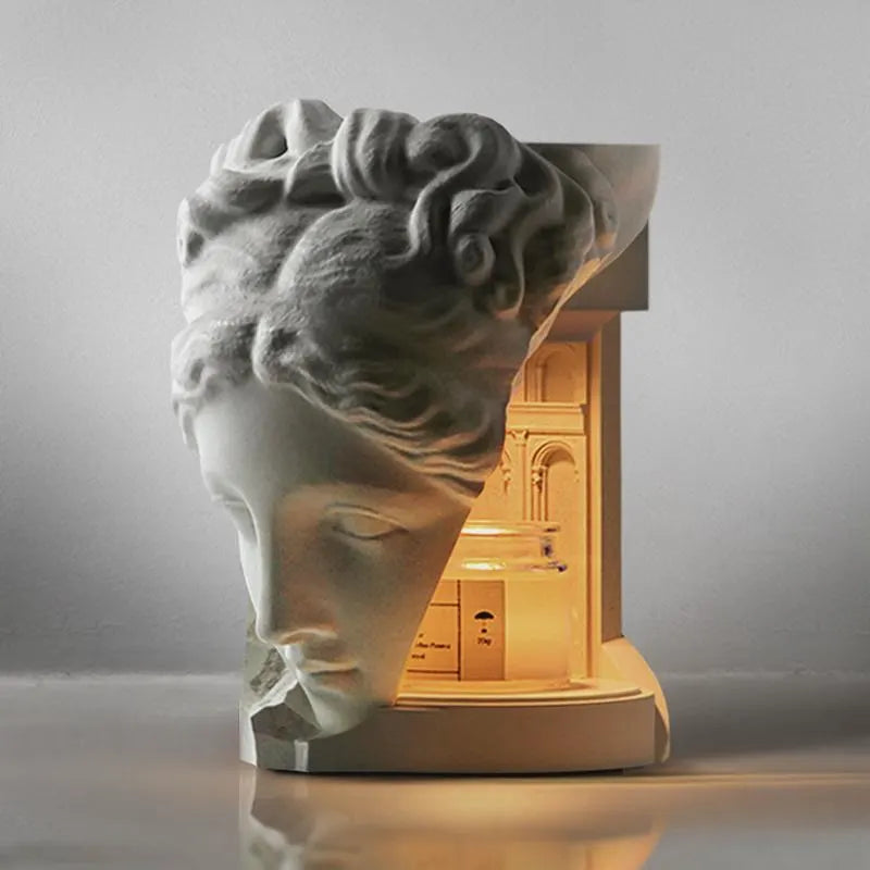 Venus Sculpture Candle Warmer Lamp – Classical Art Flameless Wax Warmer, Romantic Ambient Home Decor Night Light