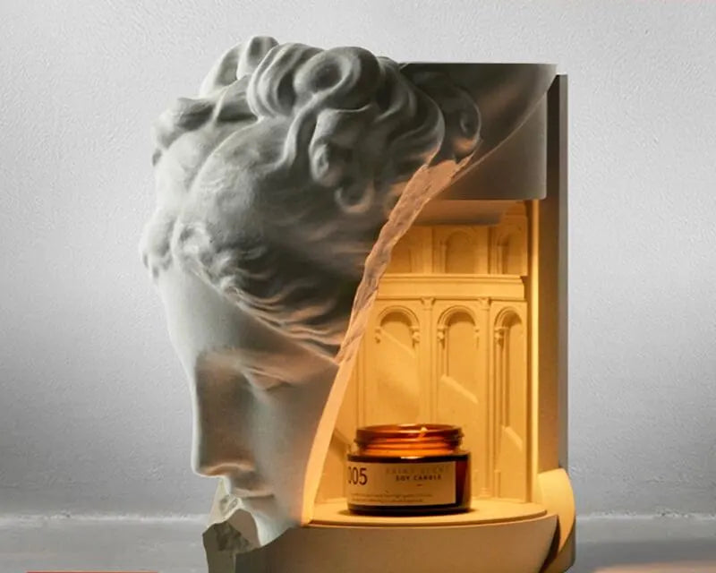 Venus Sculpture Candle Warmer Lamp – Classical Art Flameless Wax Warmer, Romantic Ambient Home Decor Night Light