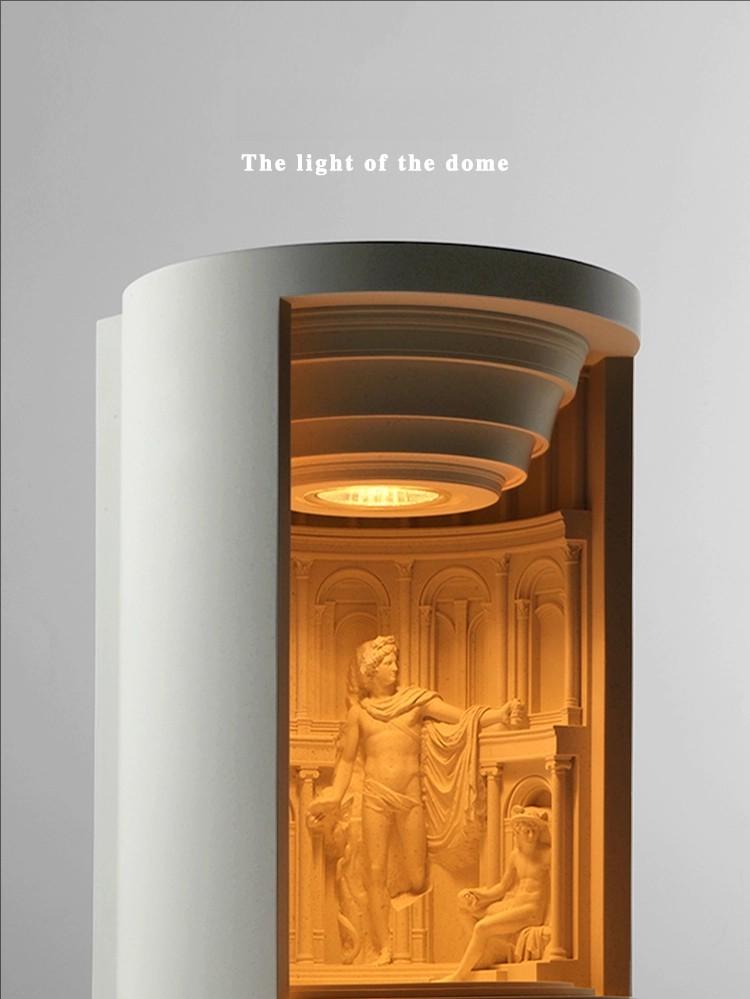 Sculptural Wax Warmer Lamp – Museum-Inspired Flameless Candle Warmer & Ambient Home Decor Light