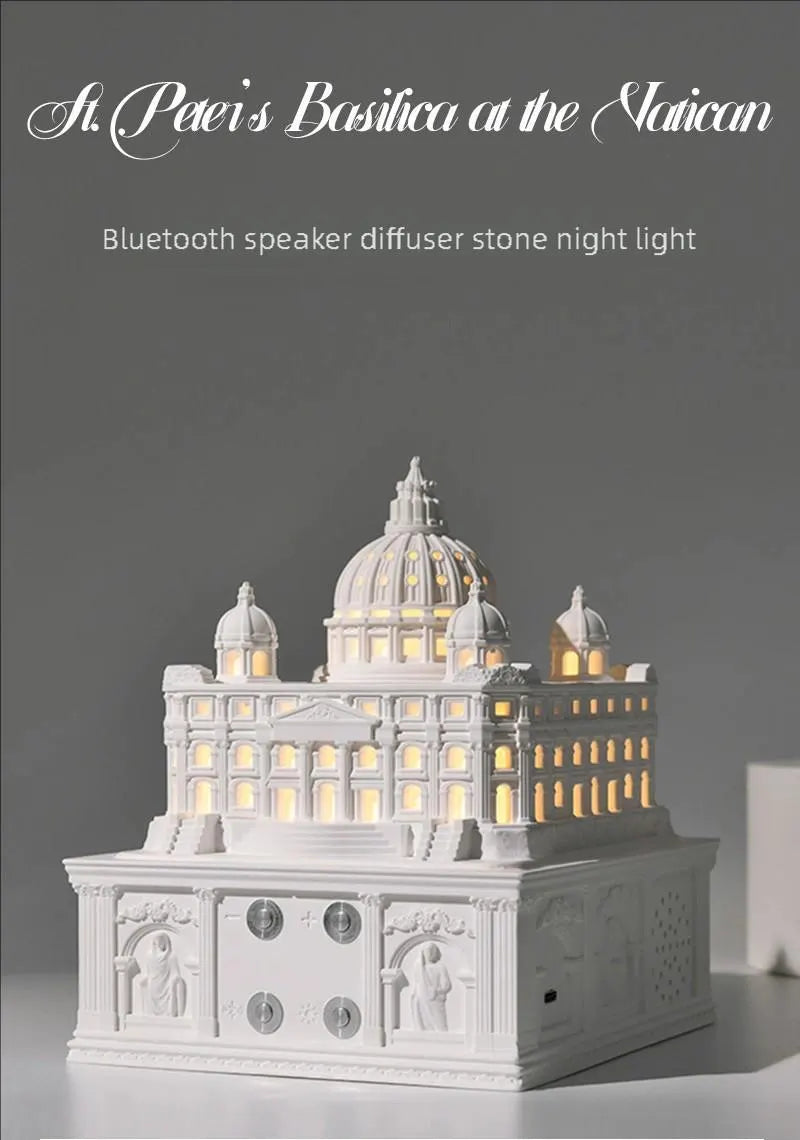 Church Night Lamp – Romantic Architectural USB Bedside Light for Cozy Bedroom & Home Decor