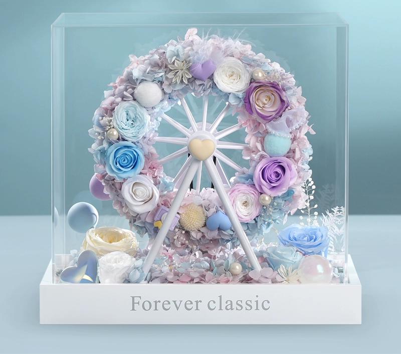 Ferris Wheel Preserved Rose Gift – Eternal Flower Romantic Arrangement